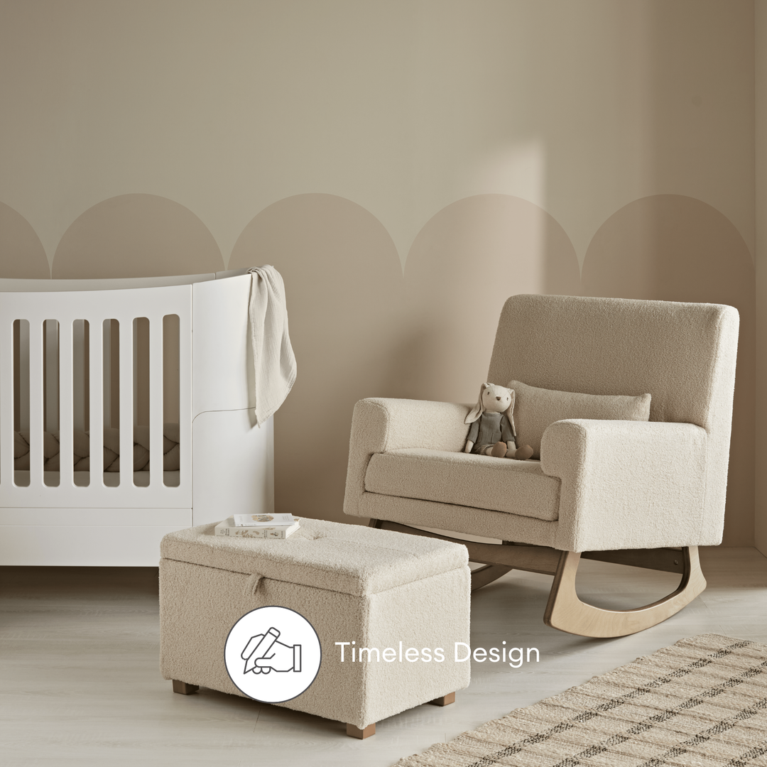 Gaia Baby | Serena Rocking & Nursing Chair and Footstool Set