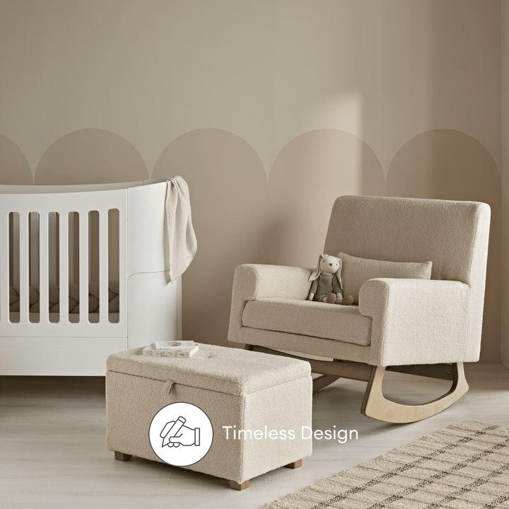 Gaia Baby | Serena Rocking & Nursing Chair and Footstool Set