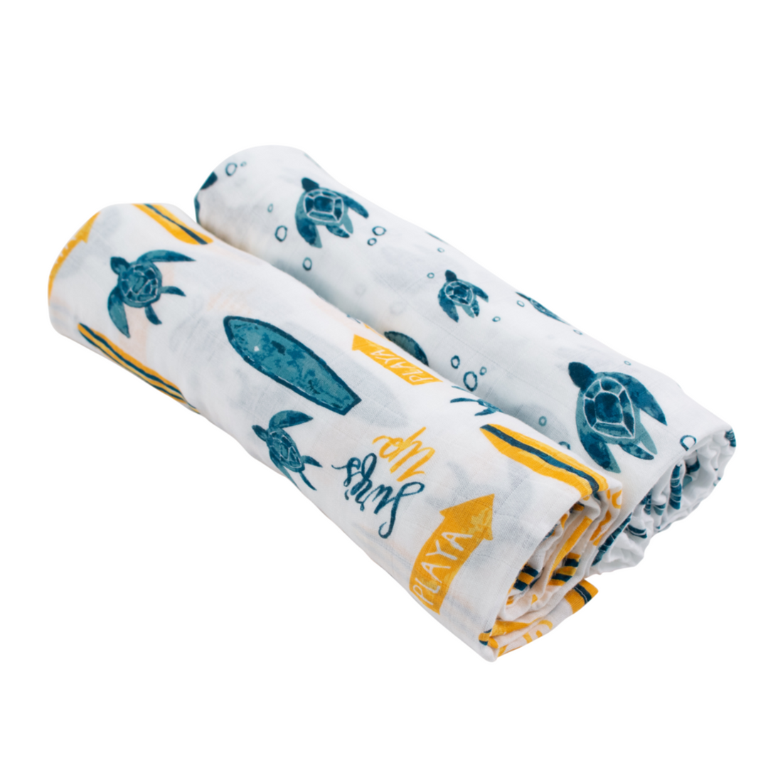 Bebe au Lait | 'Oh So Soft' Muslin Swaddle Blanket Set