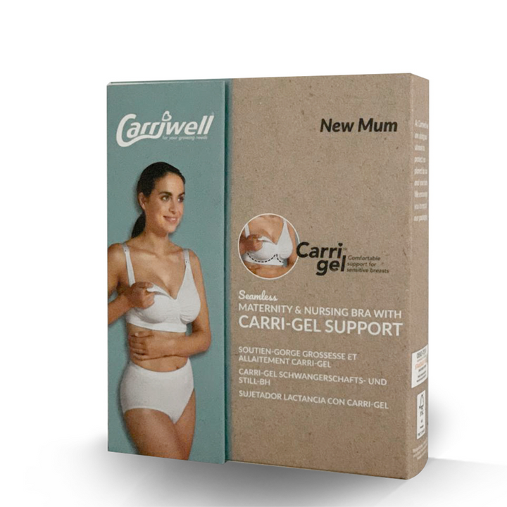 This is an image of the Carriwell Gel Support Bra box.