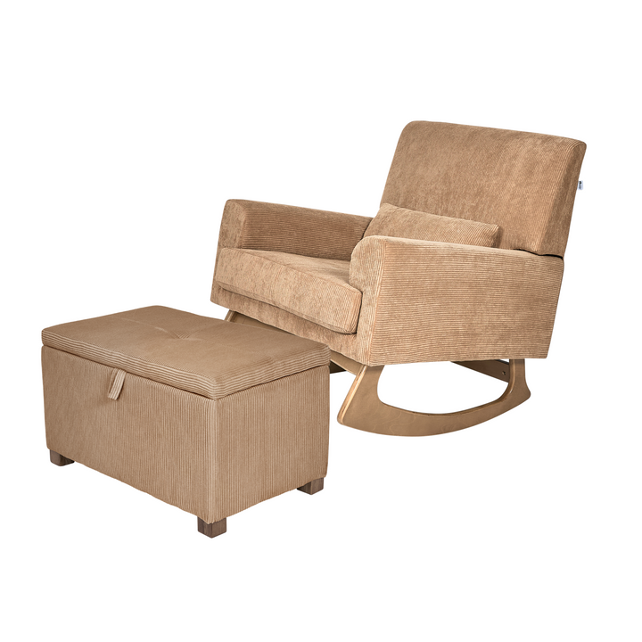 Gaia Baby | Serena Rocking & Nursing Chair and Footstool Set