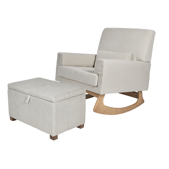 Gaia Baby | Serena Rocking & Nursing Chair and Footstool Set