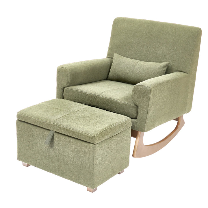 Gaia Baby | Serena Rocking & Nursing Chair and Footstool Set