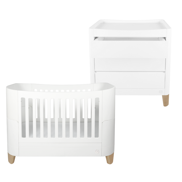 Gaia Baby | Serena Cot Bed & Dresser Set