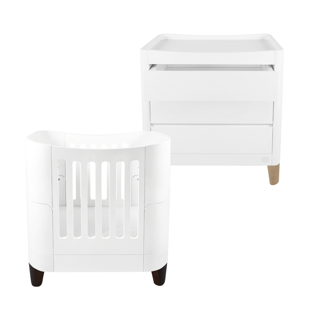 Gaia Baby | Serena Mini Cot & Dresser Set