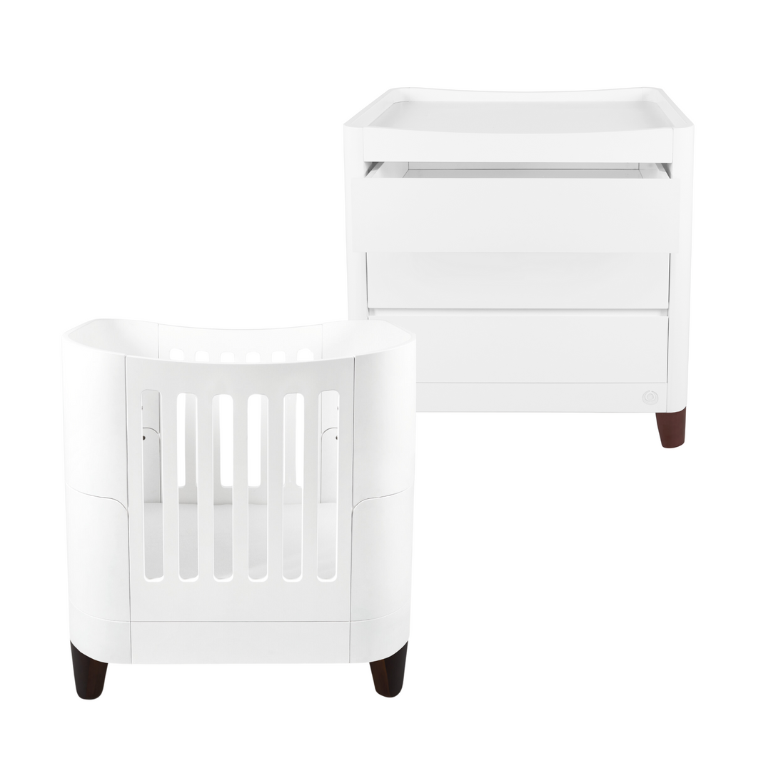 Gaia Baby | Serena Mini Cot & Dresser Set