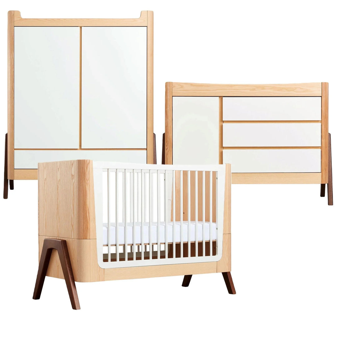 Gaia Baby | Hera Cot Bed, Dresser & Wardrobe Bundle