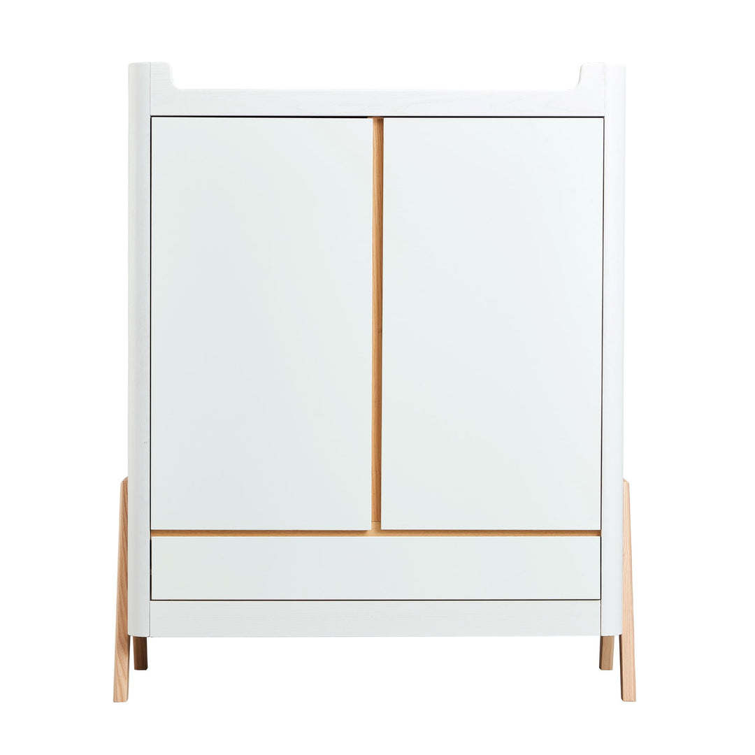 Gaia Baby Hera Wardrobe in Scandi White and Natural