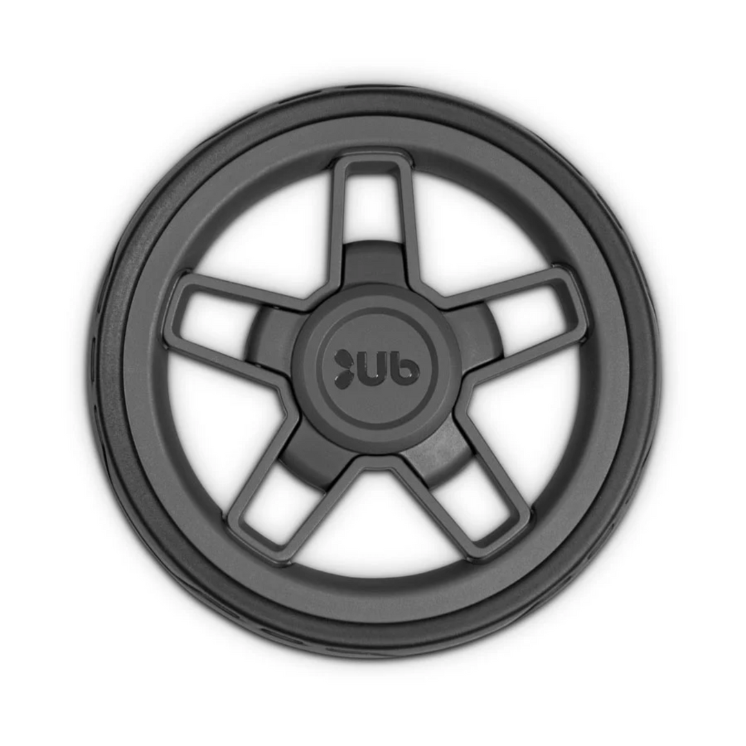 This image shows the Minu rear wheel in carbon on a white background.