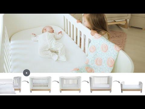 Gaia Baby | Serena Cot Bed + Co-Sleep Crib & Dresser Set