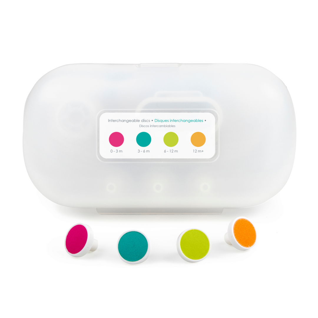 BBLuv trimo electric nail trimmer replacement discs / files and the travel case.