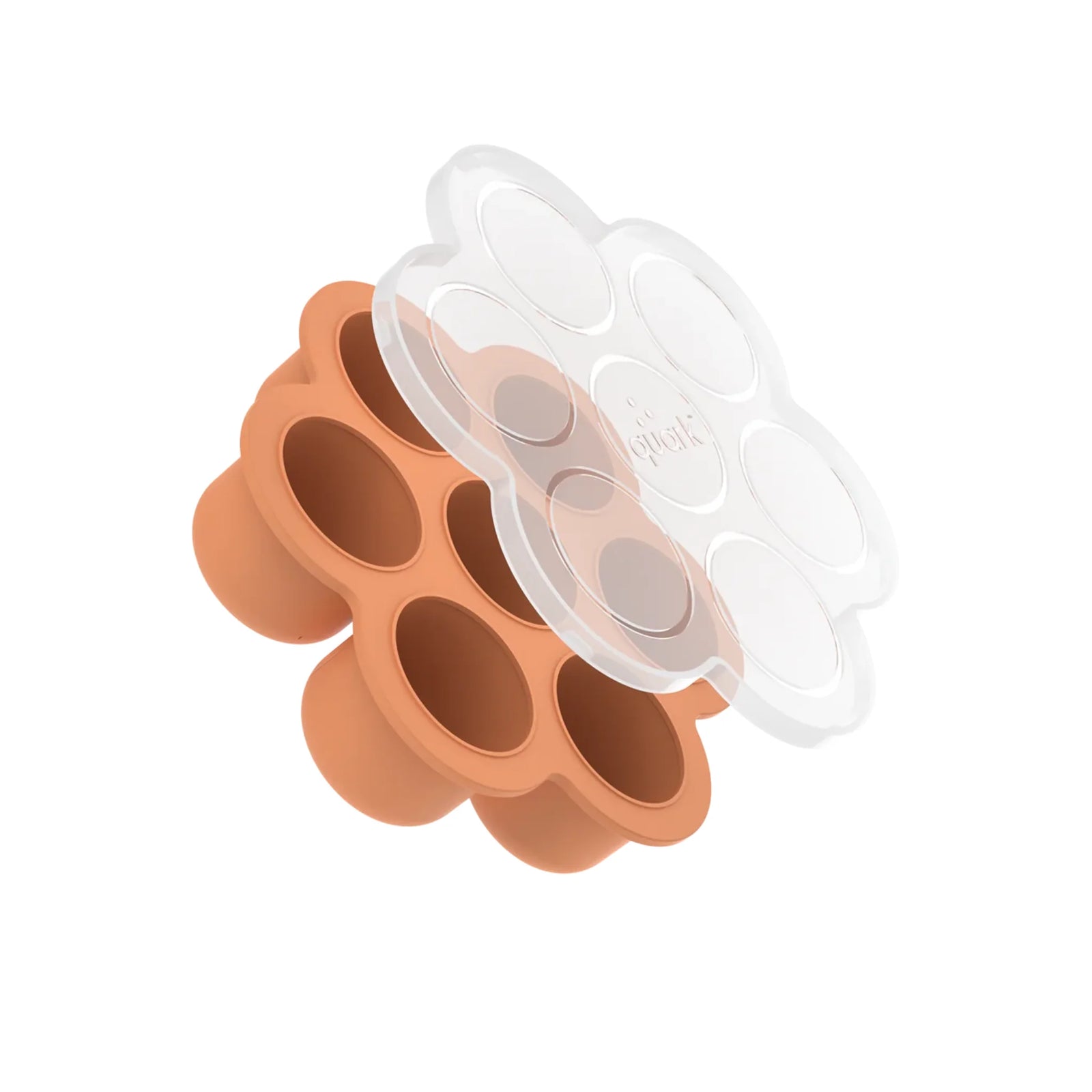 Chiill by Quark – silicone baby food freezer tray with lid, flexible 7-portion container for homemade baby food, breast milk, and purees – BPA-free, freezer and dishwasher safe.