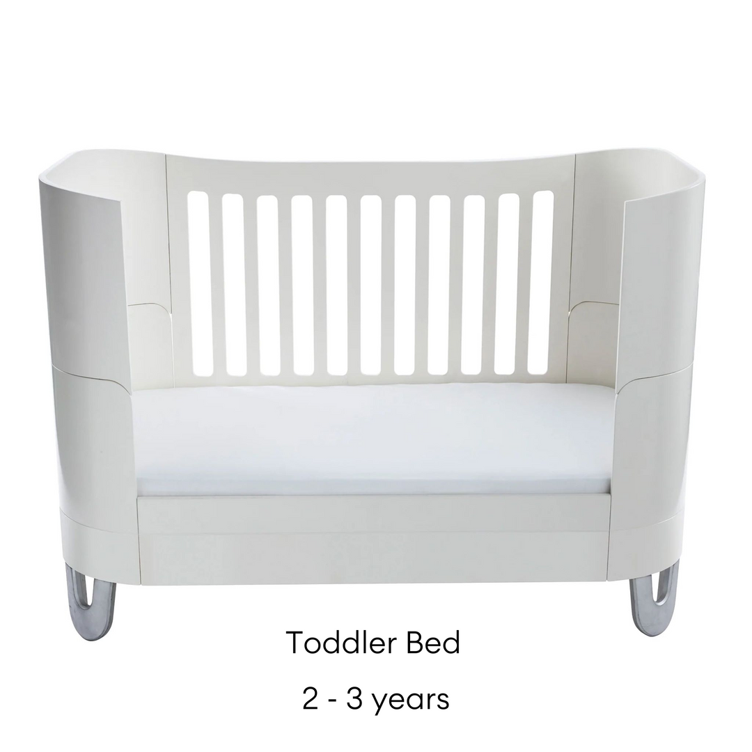 Serena Cot Bed All White Toddler Bed 2 years to 3 years