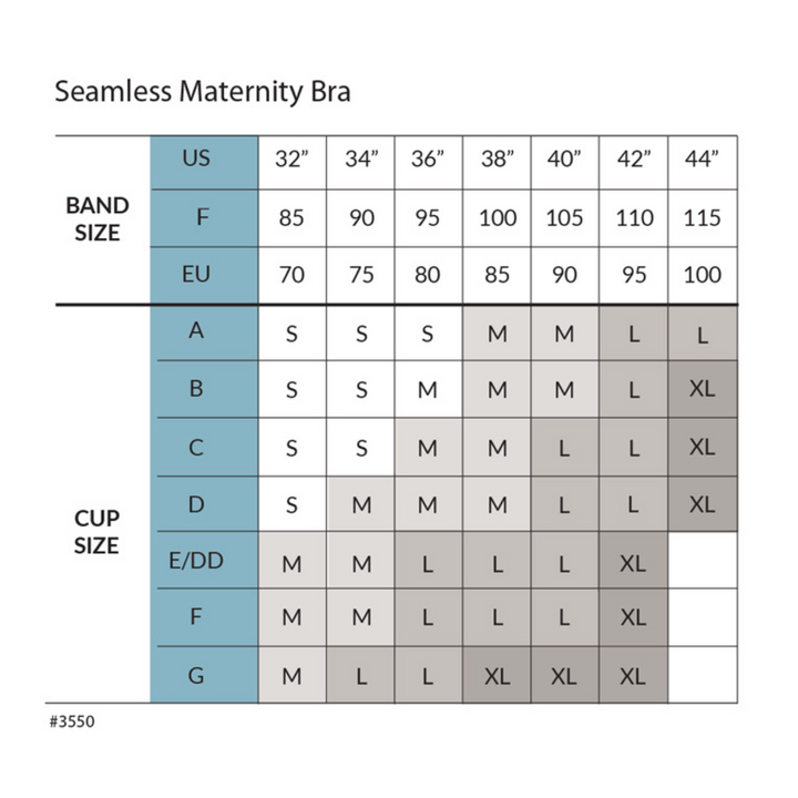 This is a size chart to help you chose the correct size based on your bra cup and band size.