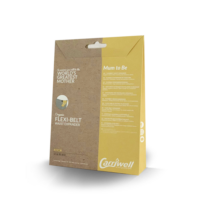 Carriwell Flexibelt Waist Expander back of packaging