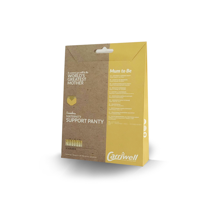 Carriwell Maternity Support Pants back of packaging