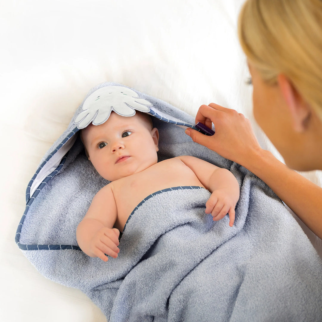 ClevaMama | Bamboo Extra Large Apron Baby Bath Towel
