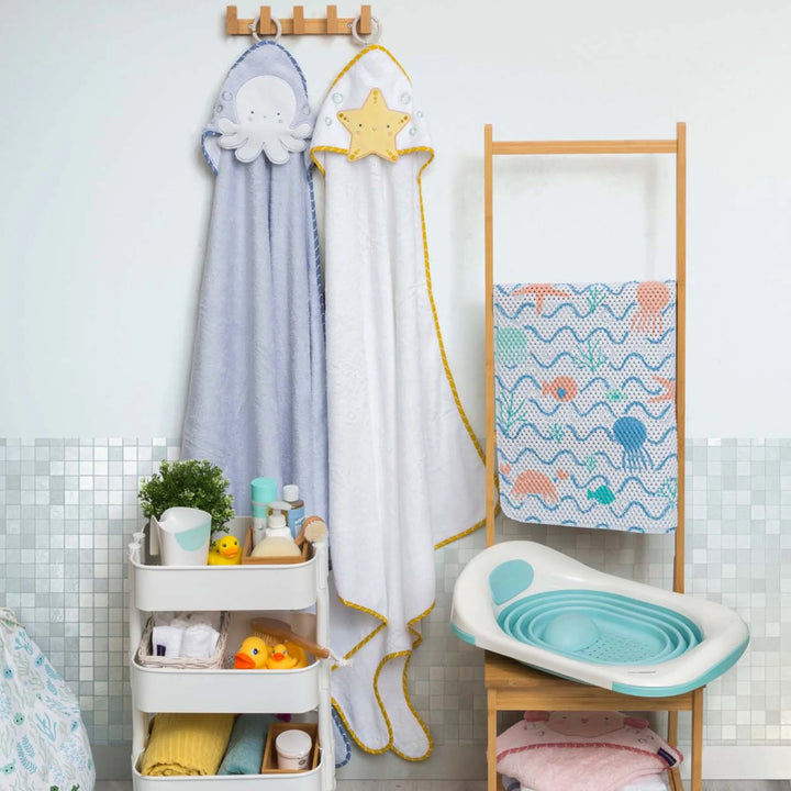 ClevaMama | Bamboo Extra Large Apron Baby Bath Towel