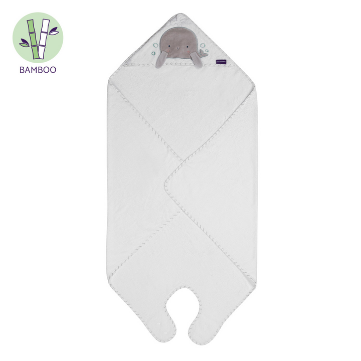 ClevaMama | Bamboo Extra Large Apron Baby Bath Towel