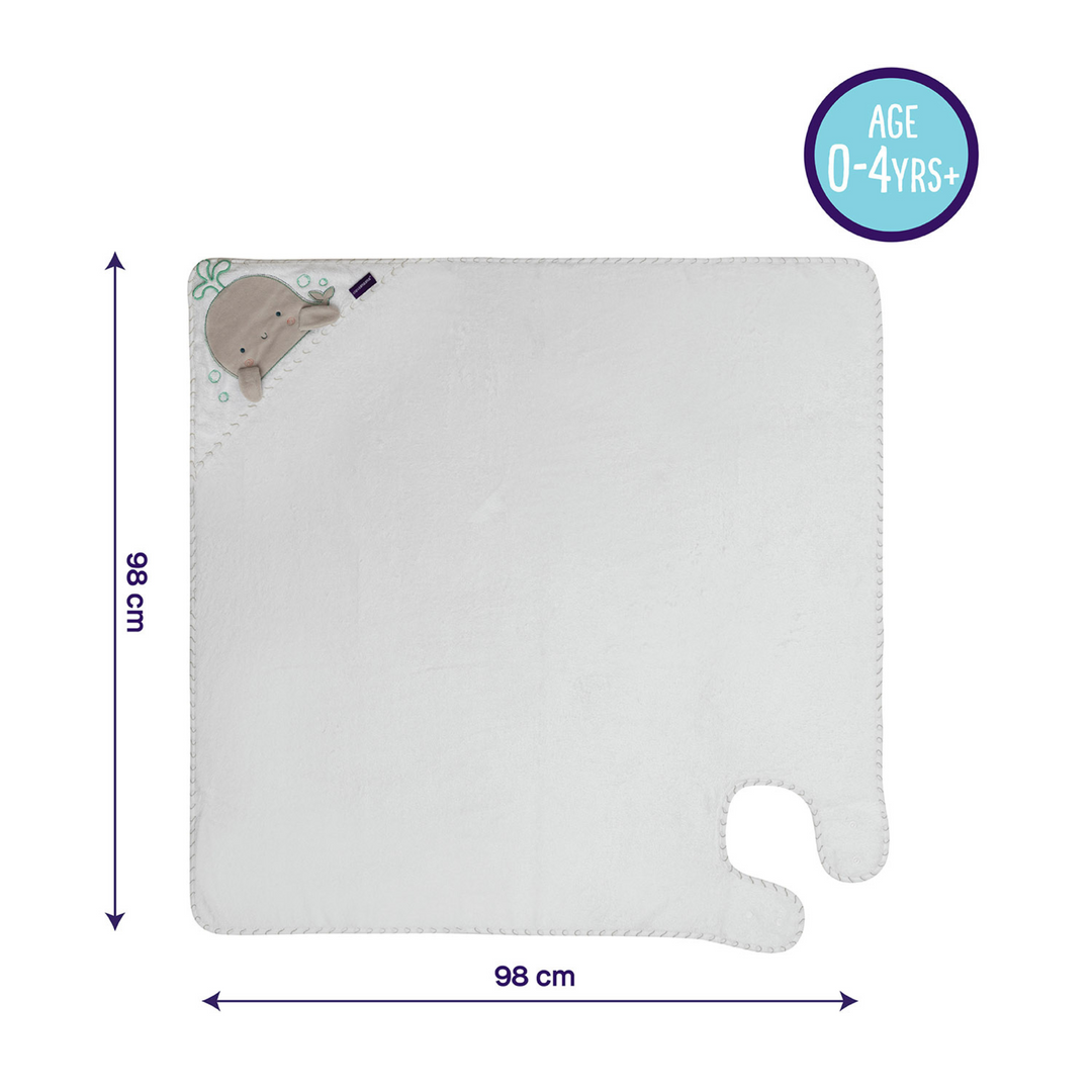 ClevaMama | Bamboo Extra Large Apron Baby Bath Towel