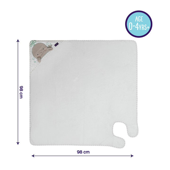 ClevaMama | Bamboo Extra Large Apron Baby Bath Towel