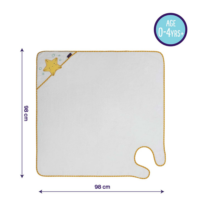ClevaMama | Bamboo Extra Large Apron Baby Bath Towel