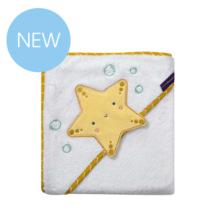 ClevaMama | Bamboo Extra Large Apron Baby Bath Towel