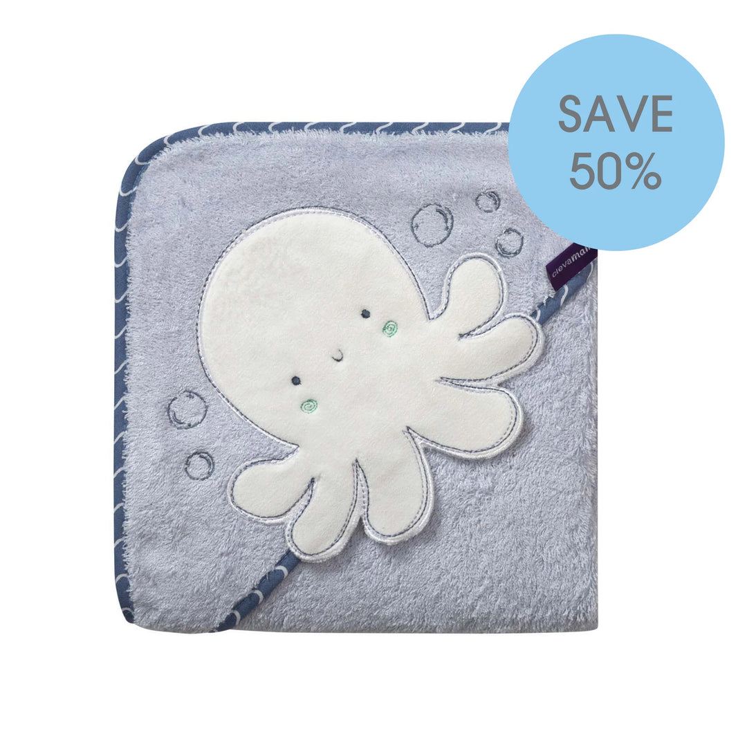 ClevaMama | Bamboo Extra Large Apron Baby Bath Towel (Outlet)