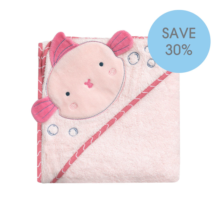 ClevaMama | Bamboo Extra Large Apron Baby Bath Towel (Outlet)