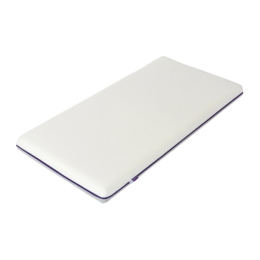 Clevamama Waterproof Support Mattress for babies and toddlers, featuring breathable, hypoallergenic, and durable foam core with 100% waterproof protection. Premium cot mattress designed for comfort, hygiene, and safe sleep. Ideal for newborns and growing children, providing firm support and easy-clean waterproof cover.