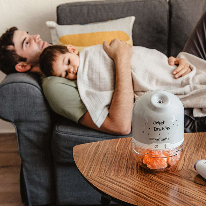 ClevaMama | ClevaPure™ Himalayan Salt Lamp, Humidifier & Night Light