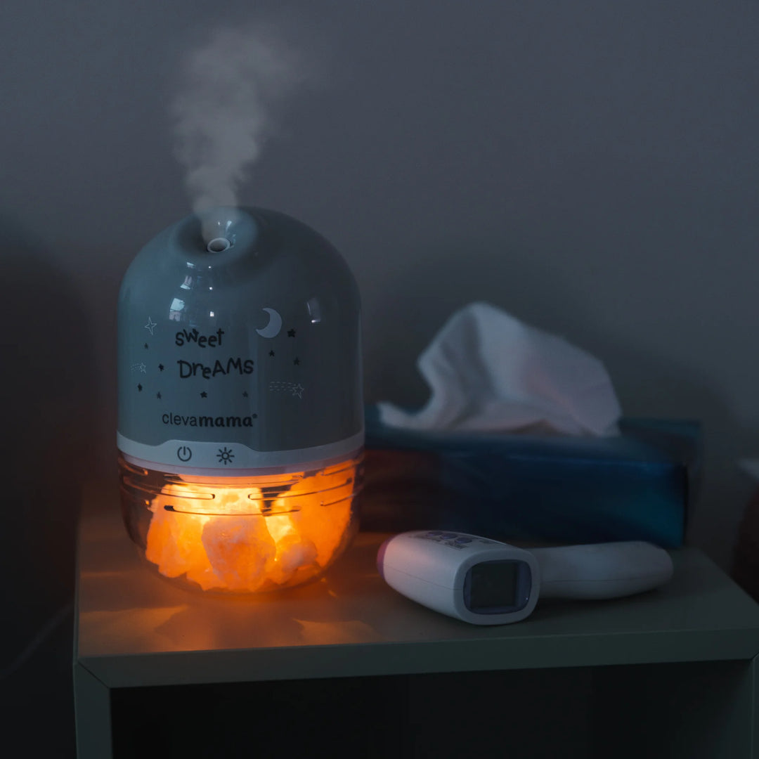 ClevaMama | ClevaPure™ Himalayan Salt Lamp, Humidifier & Night Light