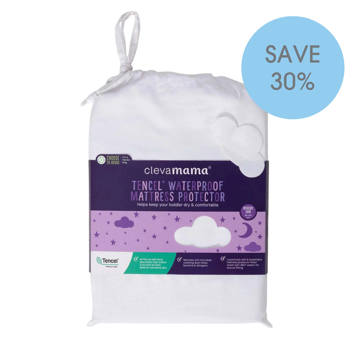 ClevaMama | Tencel® Fitted Waterproof Mattress Protector (Outlet)
