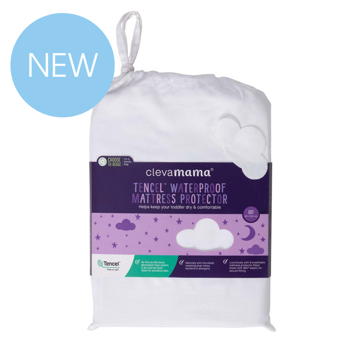ClevaMama | Tencel® Fitted Waterproof Mattress Protector