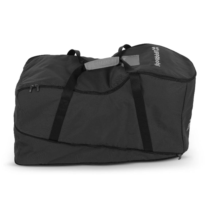UPPAbaby MESA i-Size car seat travel bag in black on a white background.