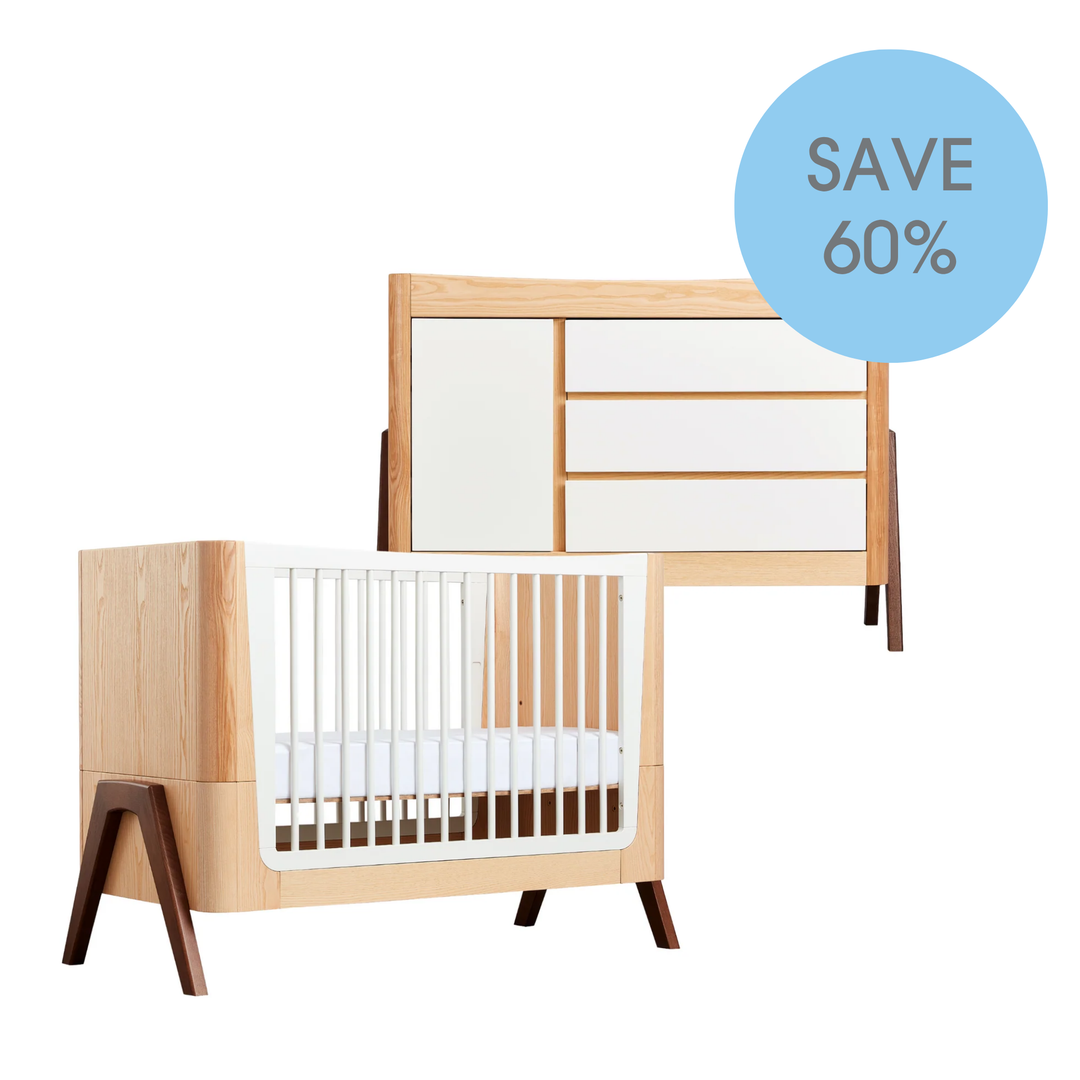 Gaia Baby | Hera Cot Bed & Dresser Set (Outlet)
