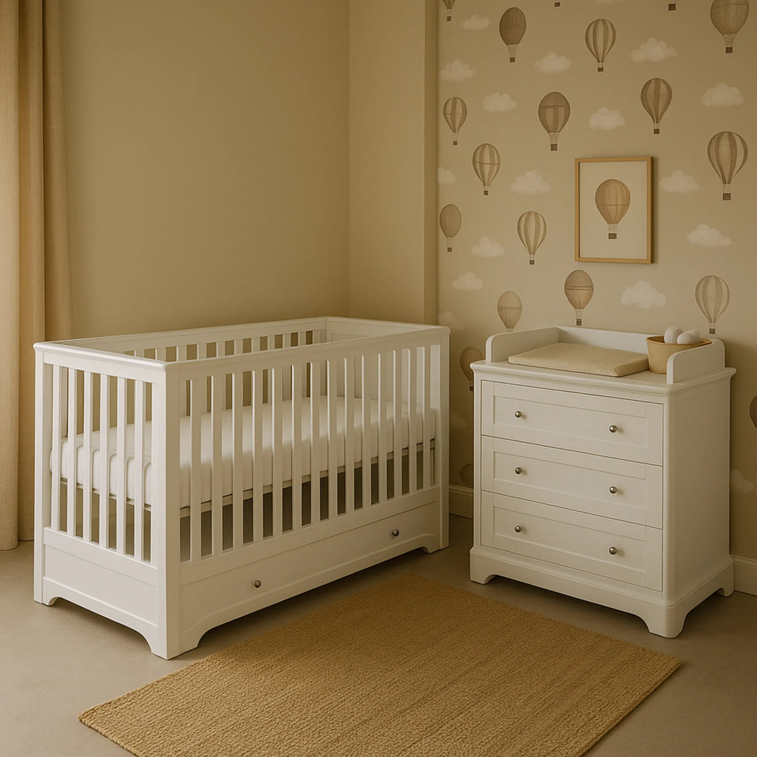 Gaia Baby | Leto Cot Bed & Dresser Room Set
