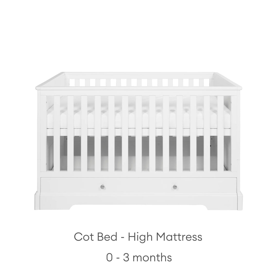 Gaia Baby | Leto Cot Bed, Dresser & Wardrobe Room Set