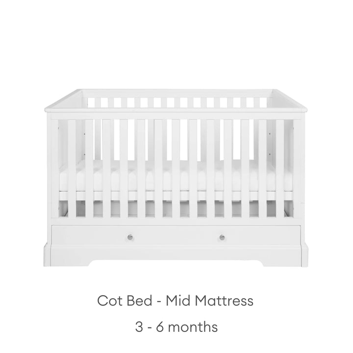 Gaia Baby | Leto Cot Bed, Dresser & Wardrobe Room Set