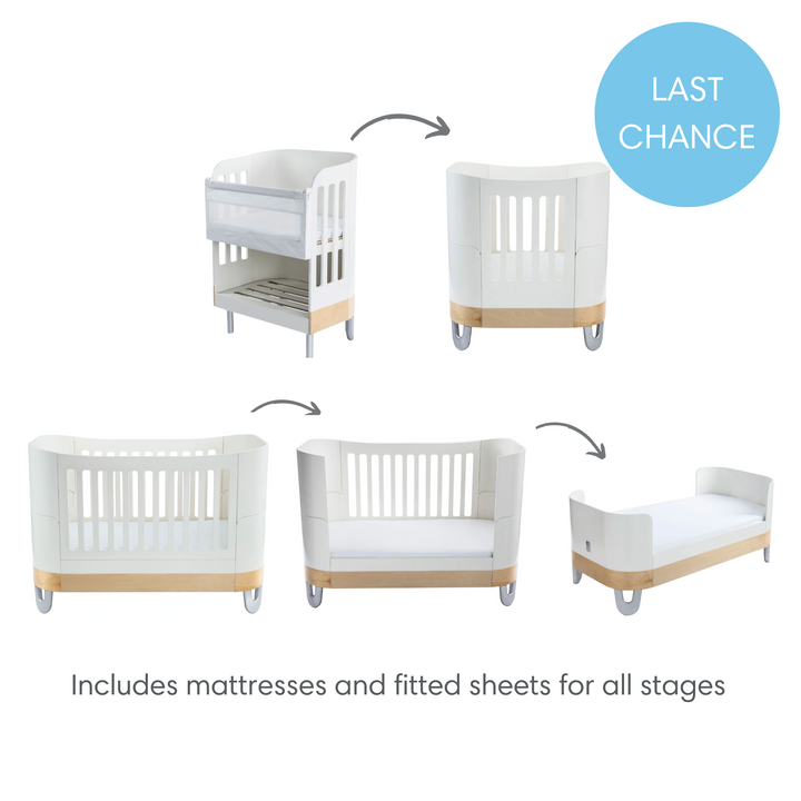 Gaia Baby | Web Exclusive Serena 5-in-1 Bundle with Silver Legs