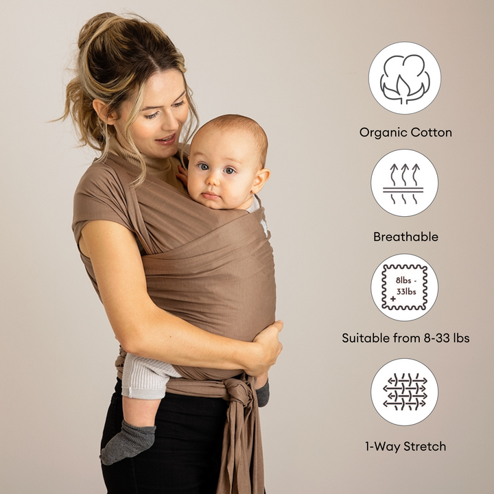 Gaia Baby | Stretchy Baby Wrap Organic Cotton