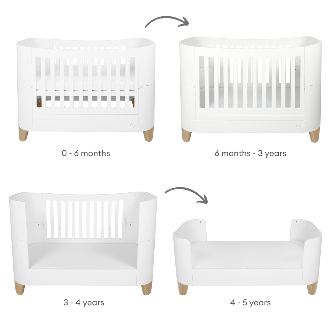Gaia Baby | Serena Cot Bed & Dresser Set
