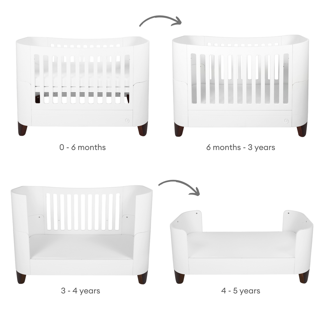 Gaia Baby | Serena Cot Bed & Dresser Set