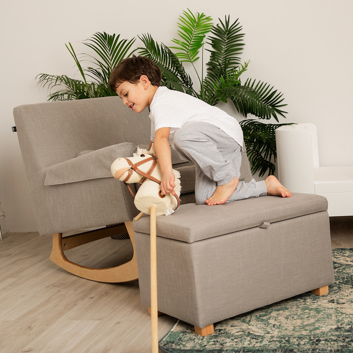 Gaia Baby | Serena Footstool - Dove (Outlet)