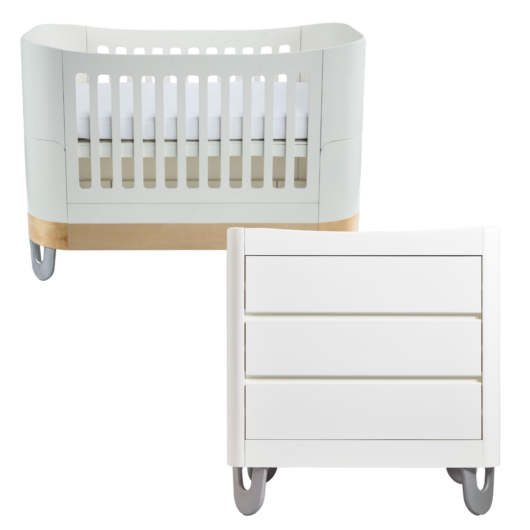 Gaia Baby | Serena Cot Bed & Dresser Set