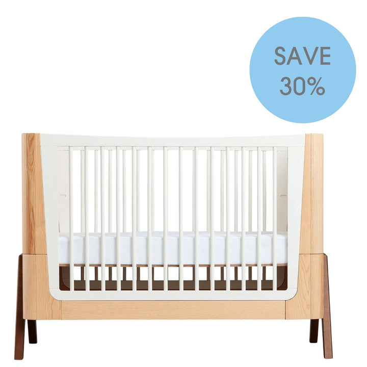 Gaia Baby | Hera Cot Bed Natural Walnut