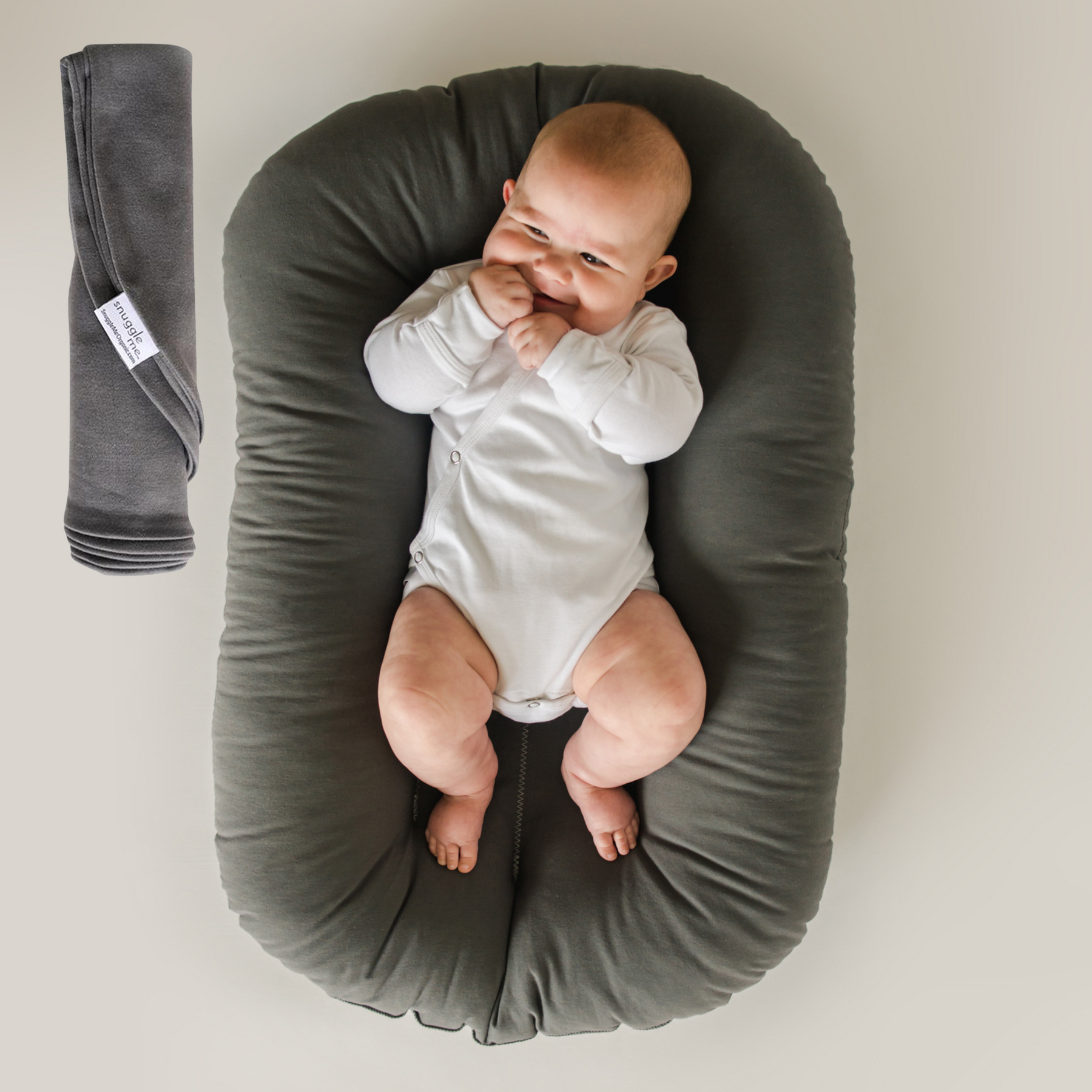 SnuggleMe  Infant Lounger with Cover – Clever Clogs