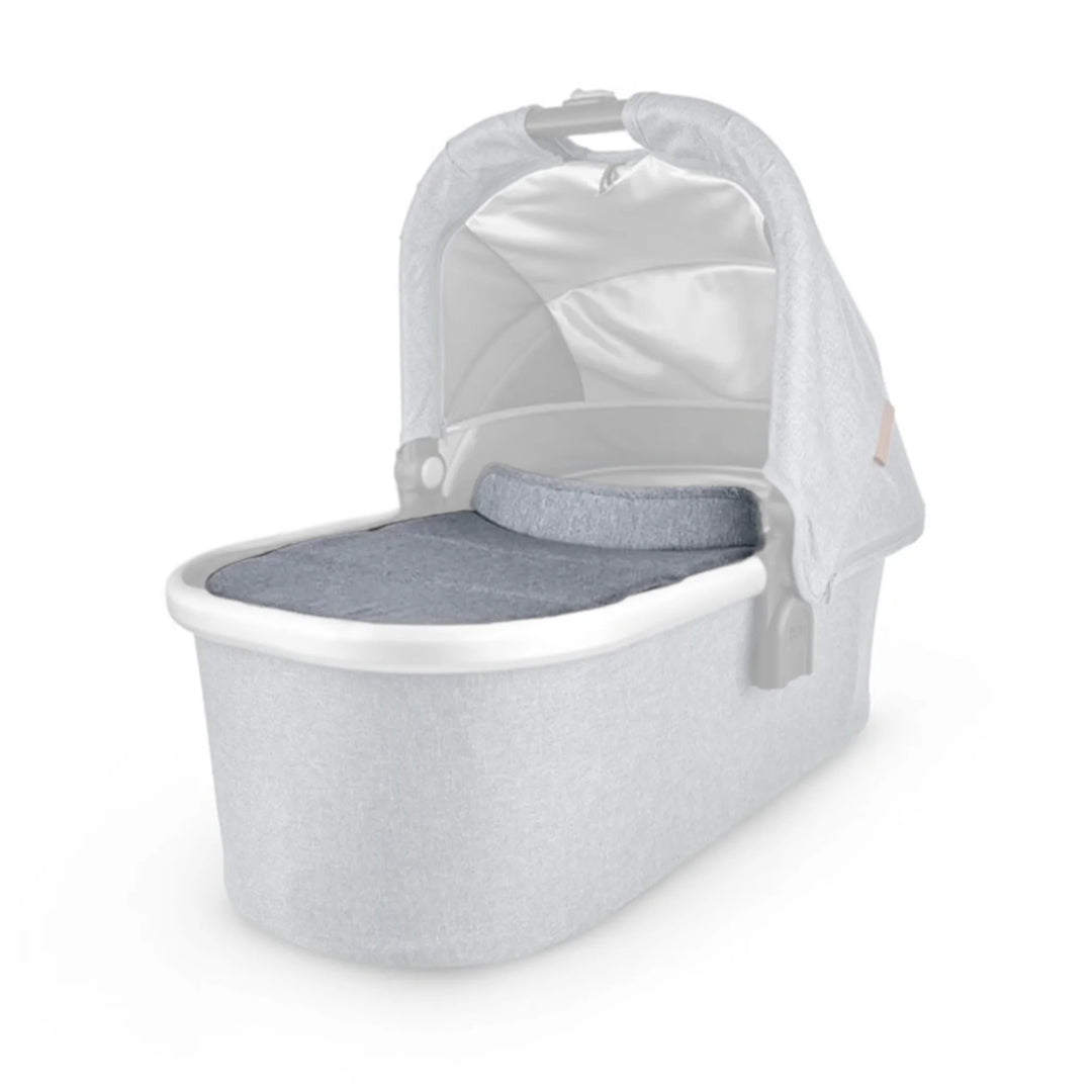 UPPAbaby Bassinet V2 Boot Cover in Gregory (blue-grey) on a white background