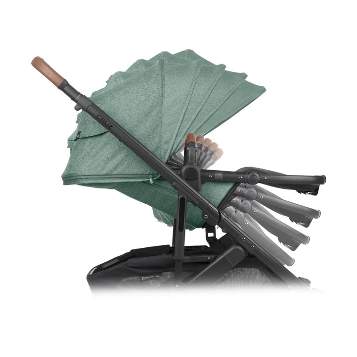 UPPAbaby Cruz V2 in Gwen, multi-position recline features