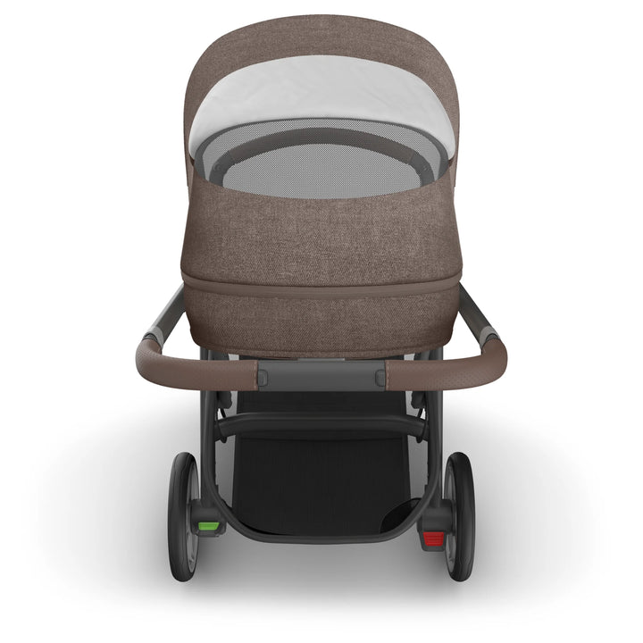 Top down shot of the Cruz V3 in Owen showing the mesh peek-a-boo window and large basket.